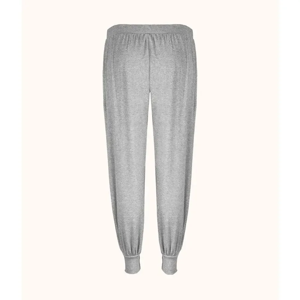 Lively NWT Heather Grey Rib Joggers Pants Size X-Small sweatpants casual lazy xs - Picture 3 of 6